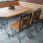 Кованые столы и столики Владивосток