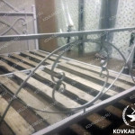 Белая кованая кровать Владивосток